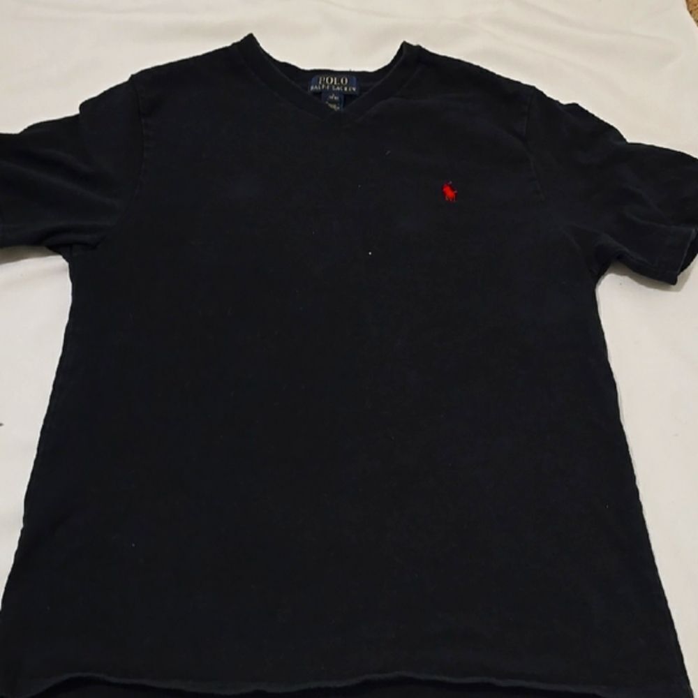 Polo by Ralph Lauren Boy's Black T-Shirt L